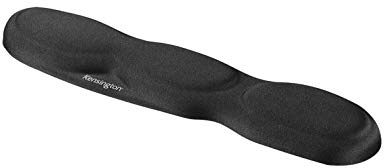 Kensington Ergonomic Comfort Foam Keyboard Wrist Rest with Wrist Support Pad - 458 x 36 x 85 mm - Black (62383