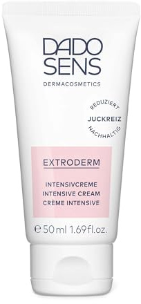 DADO SENS EXTRODERM INTENSIVCREME (50 ml) - Bei Neurodermitis & Psoriasis, Intensiv Feuchtigkeitsspendende Körperpflege, Lindert Juckreiz, Gezielte Pflege exponierter Stellen, Vegan