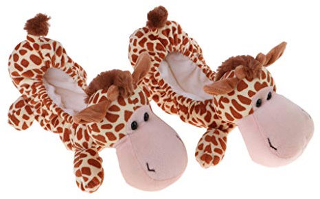 Perfeclan 1 Paar Universal Eiskunstlaufklingen Schutzabdeckungen Skating Boot, Giraffe