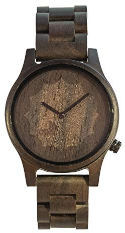 Opis UR-M3, orologi da polso da uomo in legno puro (legno di sandalo nero)