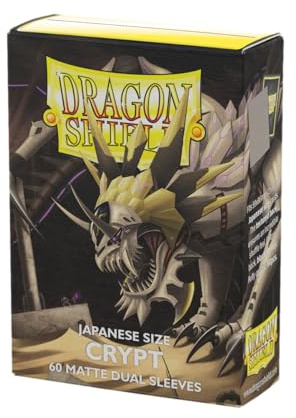 Arcane Tinmen Dragon Shield Sleeves- Matte Japanese: Dual Crypt 60CT- Card Sleeves are Smooth & Tough - Compatible with Yugioh & Cardfight Vanguard (AT-15152)