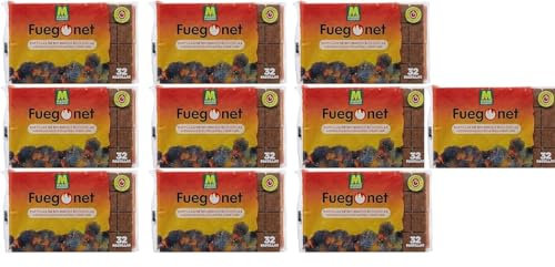 Pack 1 Unidad Pastillas de Encendido ecologicas 32uds - Fuegonet. Ideal para barbacoas y chimeneas. Sin Olor. Listas para Usar