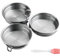 Egg Poacher,Stainless Steel 3 Cups Egg Boiler Maker With Oil Brush Round/Heart Shaped for Making Perfect Boiled Eggs