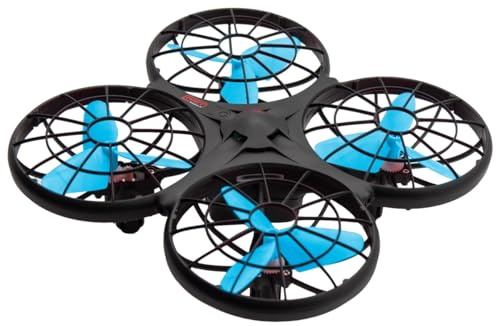 Drone per bambini e principianti – RMT 700 Mini quadricottero per interni con sensori di ostacoli, 2 batterie, luce LED, flip 3D, atterraggio automatico, drone dai 10 anni in su