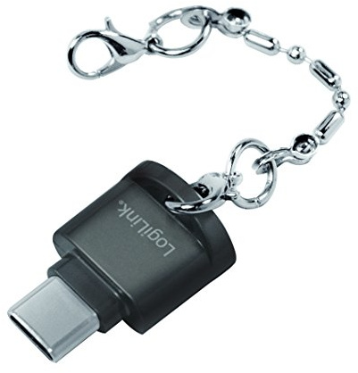 LogiLink CR0039 USB-C till Micro SD-kortläsare som nyckelring