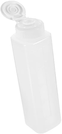 Garneck Botella Exprimible para Aceite y Salsas con Medidor Preciso Reutilizable y Antigoteo para Cocina Dispensador Versátil para Vinagre y Aderezos