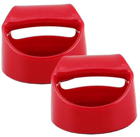 Kisangel 2 Pezzi Baren in Plastica Manico per Incisione e Stampa, Strumento per Blocchi di Stampa 10x10cm in Gomma e Plastico, per Progetti Artistici Fai-da-Te
