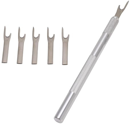 Jenivaint Sömskärare Stygnborttagning Av Aluminiumlegering med Stålblad 1 Verktyg 4 Ersättningshuvuden Förvaringslåda för Broderientusiaster Borttagning Av Etiketter för Hemsömnad