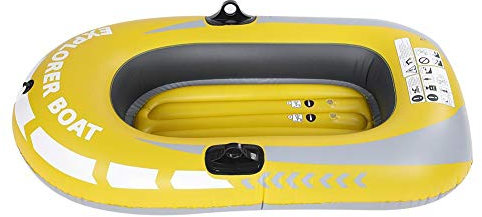 Schlauchboot 1 Person, PVC Aufblasbares Kajak für Outdoor, Drifting, Angeln, Wassersport