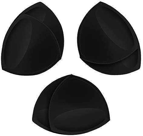 TopBine Bra Pads Inserts, Removable Sports Bra Inserts Bra Cups Inserts Padded Bra Inserts for Women's Bikini Top Swimsuit