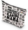 WCGXKO Race Mom Geschenk Racing Vibes Geschenk Race Wife Geschenk Somebody's Loud Mouth Racing Mam Reißverschluss Tasche Make-up Tasche, Racing Mama, Reißverschluss