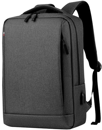 Mixroom - Laptopryggsäck för herr laptopväska 15,6 tum bärbar dator väska med USB-anslutning ledig skola resa Z33