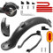 Aicharynic Hinterer Kotflügel Kit, Electric Scooter Heck Hinterers Ersatz Set, Aufhängung hinten Stoßdämpfer+Schutzblech+Schrauben Zubehör Kompatibel für Xiaomi-E Roller Mi M365 S1(Schwarz)