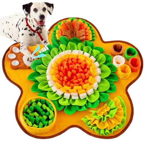 Youding Tapis De Fouille pour Chien, Tapis De Jeux De Recherche Nourriture pour Animal, De Reniflement Résistant Aux Morsures pour Stimulation Cérébrale, Entraînement Cognitif Et Enrichissement