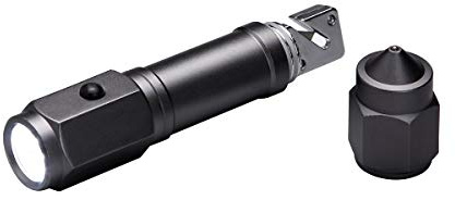 Unitec 77884 LED-lampa med bältesklippare och glaskrossare