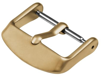 Archer Watch Straps - Fibbie per Cinturini in Acciaio Inossidabile (Oro Opaco, 24mm)