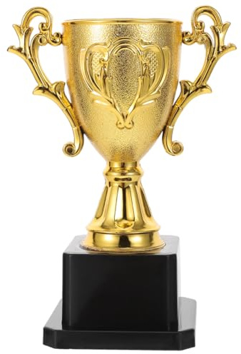 BESPORTBLE Party Spielzeug Anzüge Für Kinder Trophäen Pokale mit Basis Belohnungsbecher Sportwettkämpfe Spielzeug für Schulkindergarten Kindergeburtstag 14.3cm(Golden) Wohnkultur