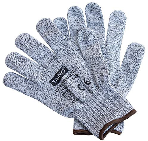 TAINO Schnittschutzhandschuhe Klasse 5 EN388 2er Set (L + L)