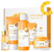 Vitamin-C-Hautpflege-Set, Hautpflege-Geschenke für Frauen, Teenager-Mädchen, Tag und Nacht, Hautpflege-Set & Kits – Reiniger, Toner, Gesichtsserum, Gesichtscreme und Augencreme (5 Stück)