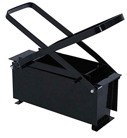 Heavy Duty Paper Bricchette Maker – 25 x 13,2 cm Eco-Friendly DIY Log Press per riciclare in modo efficiente la carta straccia nella legna da ardere, ideale per il riscaldamento domestico e l'uso