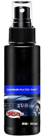 Pulimento Para Cromo | Pulimento Para Cromo De Moto | Compuesto En Spray De 300ml Para Restaurar El Brillo | Elimina Rayos Y Oxido En Pintura Metalica Llantas Y Detallado De Vehiculos