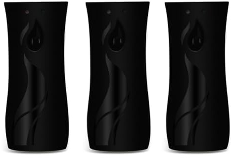 Muuookka Dispensador Automático de Ambientador en Aerosol (Paquete de 3). Dispensador Automático de Fragancias para Montaje en Pared o de Pie.