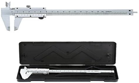 Pie de rebajador analógico de acero inoxidable, 150 mm/0,02 mm, alta precisión, herramienta micrometro con medición en profundidad, interior y exterior profesional