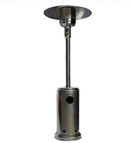 Fungo a Gas per Esterno, Fungo riscaldante per Esterno Stufa Stufa a Fungo per Esterno Grigio Termofungo Riscaldante per terrazza e Giardino trasportabile 13kW B