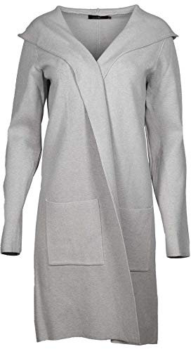 Zwillingsherz Strickjacke Cardigan für Damen Frauen - Hochwertiger Mantel Überwurf warm weich und kuschelig mit Kapuze - Perfekt für Frühjahr Herbst Winter - Cape Umhang mit weichem Strick