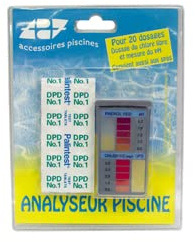 Klora- och PH-analysator - 20 tabletter - ECOGENE