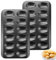JMIATRY 2 Pcs Madeleines Baking Tray, Carbon Steel Madeleine Tray, Non-Stick Madeleine Mould for Baking Cake, Chocolate, Candy and Biscuits