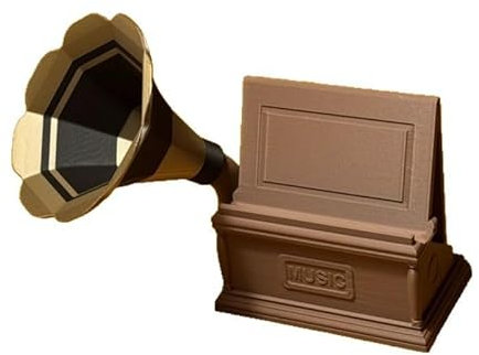 Passive Phone Speaker Amplifier, 2025 New Phone Amplifier Stand, Phone Gadgets, Party Accessories (Brown)