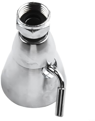 Cabezal de ducha superior giratorio de 360 grados de aleación de zinc con rango de salida de agua ajustable para uso en baño, cabezal rociador fijo para renovación de baños en hogares