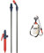 Spear & Jackson Sprayerwand, Rociador Extensible de Varita, Negro & 5LPAPS Pulverizador a presión con bomba de 5 litros