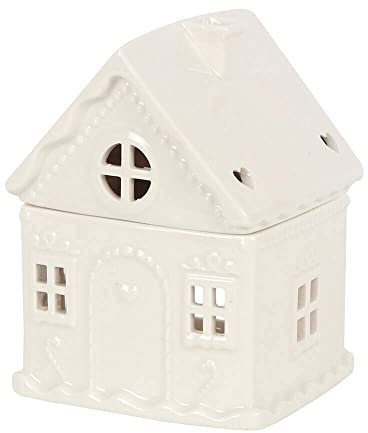 Something Different BR_55631 Tealight Holder, White,11cm x 9cm x 9cm