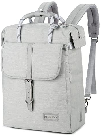 Nordace Comino Totepack with USB Charging Port, Water Resistant - Everyday Laptop Smart Backpack for Work, Business, Gray, L