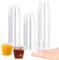 MXTIMWAN 50 Pezzi Bicchieri di Plastica Trasparenti, 30ml Bicchieri da Vino di Plastica Tazze per Bevande Riutilizzabili, Bicchieri Cocktail Plastica per Festa,Festival,Compleanno