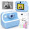 Dancial Kids Instant Print Camera for Girls & Boys, 2.4Inch 1080P Camera with 32GB SD Card, Blue