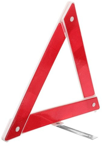 NULYLU 2pezzi Triangoli Riflettenti Per Strada Kit Per Auto Da Strada Pannello Avvertimento Pieghevole in Segnale Stop Per Auto Triangolo Sicurezza Stradale Telaio Per Segnaletica