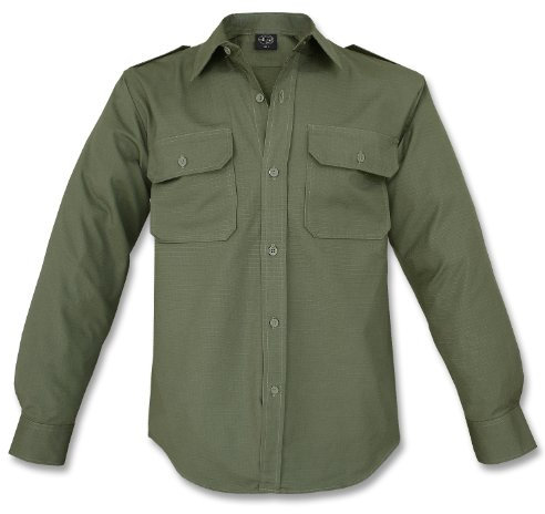 Mil-Tec Unisex Hemd, Oliv, XL