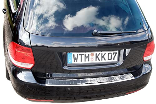 Ladekantenschutz Edelstahl CHROM kompatibel für VW GOLF 5 + GOLF 6 VARIANT | BJ 2007-2013 | premium Qualität von RECAMBO