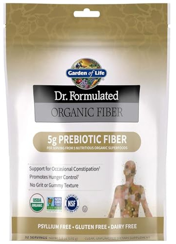 Garden of Life Dr. Formulated Organic Fiber, Unflavored - 192g