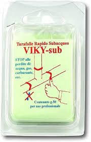 TURAFALLE RAPIDO SUBACQUEO USO PROFESSIONALE MASTICE BICOMPONETE G.50 ACQUA-GAS