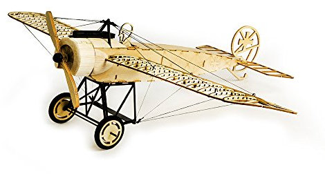 Balsaholz-Modellflugzeug-Kits für Erwachsene, Fokker-E 3D-Holzpuzzle DIY Modell-Flugzeug-Kits, Laserschnitt Woodcraft Flugzeug-Kits zum Bauen, pädagogische Montage Spitfire Flugzeugmodell