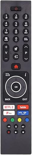 FOXRMT Universal TV Remote Control for Luxor Bush Digihome Finlux Electriq Smart TV, RC43137P Universal Remote No Setup Required