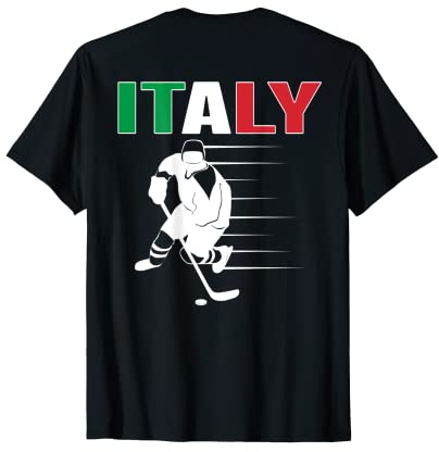 Jersey Amanti Hockey su ghiaccio Italia - Tifosi della squadra italiana di hockey Maglietta