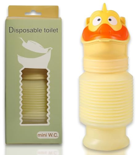 Topcloud Schrumpfbares Urinal, 600 ml, für Männer und Frauen, tragbar, mobiles Toilettentöpfchen, Urinflasche, wiederverwendbar, Notfall-Urinal für Camping, Auto, Reisen, Stau und Warteschlangen