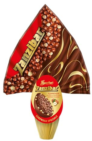 Sperlari - Uovo Cioccolato Gusto Gianduia con Nocciole Intere Italiane - 350 gr