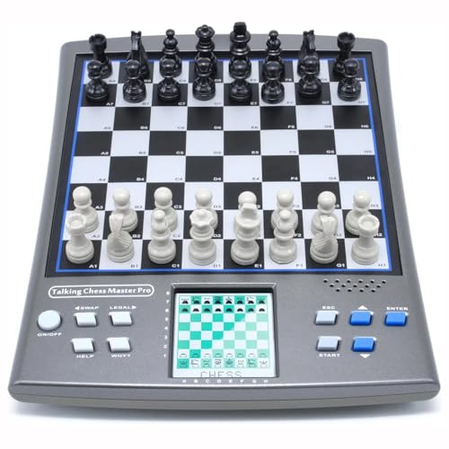 Échiquier Électronique Intelligent, Jeu D'échecs Électronique Interactif, Échiquier Magnétique Et Pièces D'échecs, 100 Exercices D'échecs, pour Enfants Et Adultes Apprendre Les Échecs