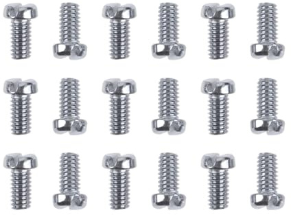 EEEBLBXNQ 100 Viti for Denti di Trasporto in Metallo Adatte for Macchine da Cucire industriali, Piastra for ago Piatto, Piedino for Brother, Pegasus e Singer
